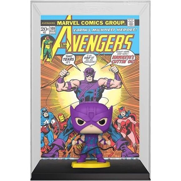 MARVEL FUNKO POP! COMIC COVERS HAWKEYE - 32 - New - Picture 2 of 2